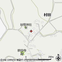 千葉県成田市村田周辺の地図