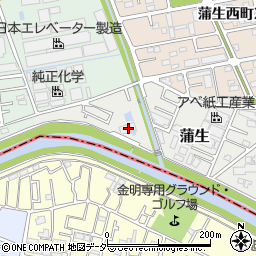 埼玉県越谷市蒲生3892-3周辺の地図