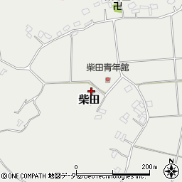 千葉県成田市柴田周辺の地図