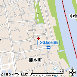 埼玉県草加市柿木町324周辺の地図