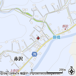 埼玉県飯能市赤沢527-9周辺の地図