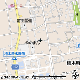 埼玉県草加市柿木町366-2周辺の地図
