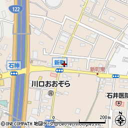 川口石神郵便局 ＡＴＭ周辺の地図