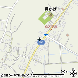 千葉県成田市西大須賀1861周辺の地図