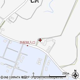 千葉県成田市七沢268-8周辺の地図