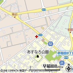 埼玉県三郷市後谷58周辺の地図