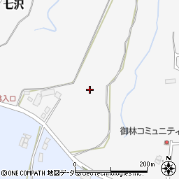 千葉県成田市七沢362-1周辺の地図