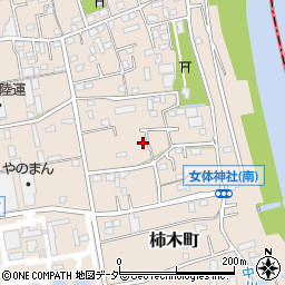 埼玉県草加市柿木町338周辺の地図