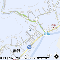 埼玉県飯能市赤沢527-31周辺の地図
