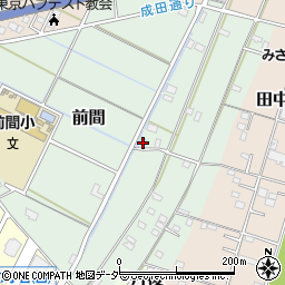 埼玉県三郷市前間445周辺の地図