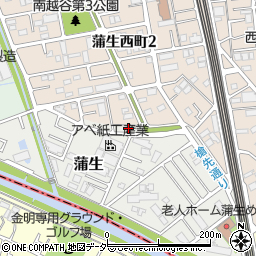 矢端邸_蒲生アキッパ駐車場周辺の地図