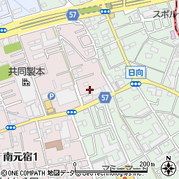 埼玉県さいたま市桜区南元宿2丁目7周辺の地図