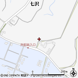 千葉県成田市七沢361周辺の地図
