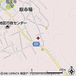 埼玉県飯能市原市場1005-12周辺の地図