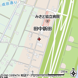埼玉県三郷市田中新田277周辺の地図
