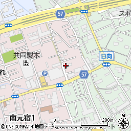 埼玉県さいたま市桜区南元宿2丁目7-13周辺の地図