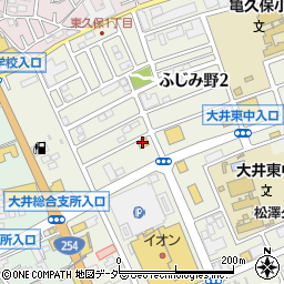 セブンイレブン大井東久保北店周辺の地図