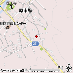 埼玉県飯能市原市場1005-7周辺の地図