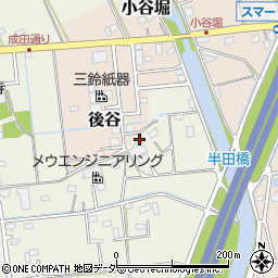 埼玉県三郷市半田734周辺の地図