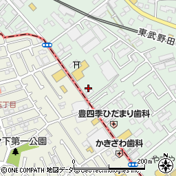 ゆで太郎柏豊四季店周辺の地図