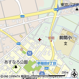 埼玉県三郷市前間115周辺の地図