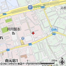 埼玉県さいたま市桜区南元宿2丁目7-16周辺の地図
