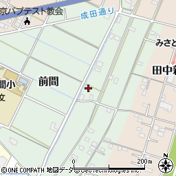 埼玉県三郷市前間437周辺の地図