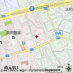 埼玉県さいたま市桜区南元宿2丁目7-17周辺の地図