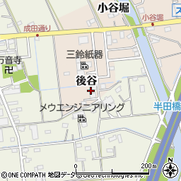 埼玉県三郷市後谷506周辺の地図