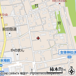 埼玉県草加市柿木町355-1周辺の地図