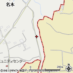 千葉県成田市名木1352周辺の地図