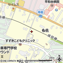 千葉県我孫子市布佐989周辺の地図