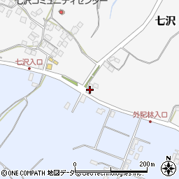 千葉県成田市七沢189周辺の地図