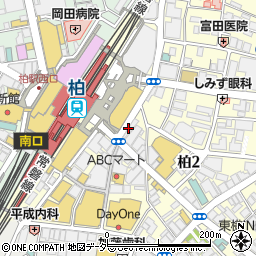 マツモトキヨシ柏東口駅前店周辺の地図