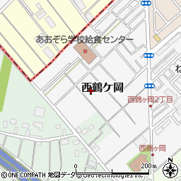 埼玉県ふじみ野市西鶴ケ岡周辺の地図