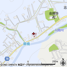 埼玉県飯能市赤沢351-2周辺の地図