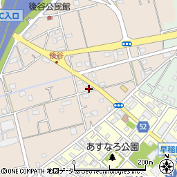 埼玉県三郷市後谷21周辺の地図