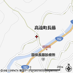 長野県伊那市高遠町長藤2436周辺の地図