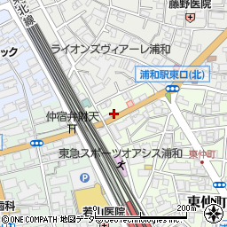 埼玉県さいたま市浦和区東仲町4-19周辺の地図