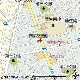 蒲生南小学校周辺の地図