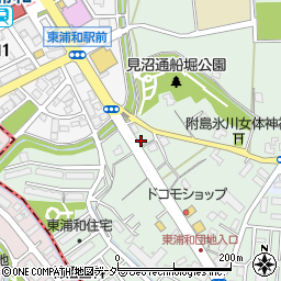 東浦和サイクル周辺の地図