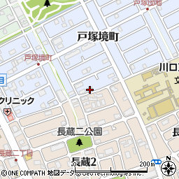 埼玉県川口市戸塚境町30-24周辺の地図