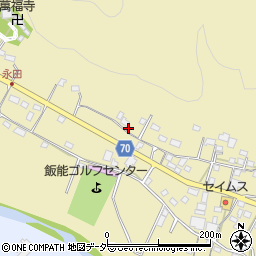 埼玉県飯能市永田480-1周辺の地図