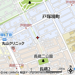 埼玉県川口市戸塚境町31-11周辺の地図