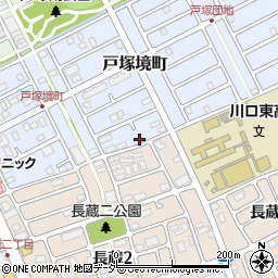 埼玉県川口市戸塚境町30-22周辺の地図