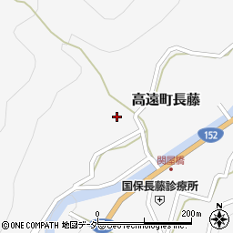 長野県伊那市高遠町長藤2446周辺の地図