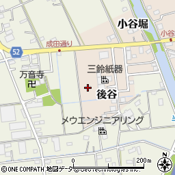 埼玉県三郷市後谷501周辺の地図