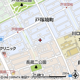 埼玉県川口市戸塚境町30-4周辺の地図