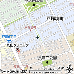 埼玉県川口市戸塚境町32周辺の地図