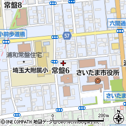 テレビ埼玉周辺の地図